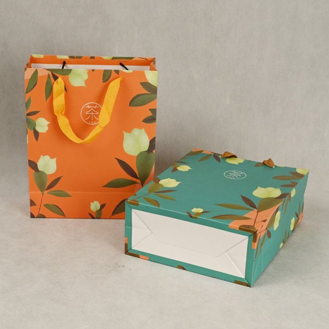 Customized Printed Log Paper Bag