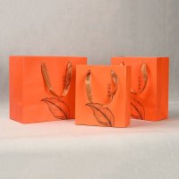 Luxury Paper Bag With Ribbon Handles