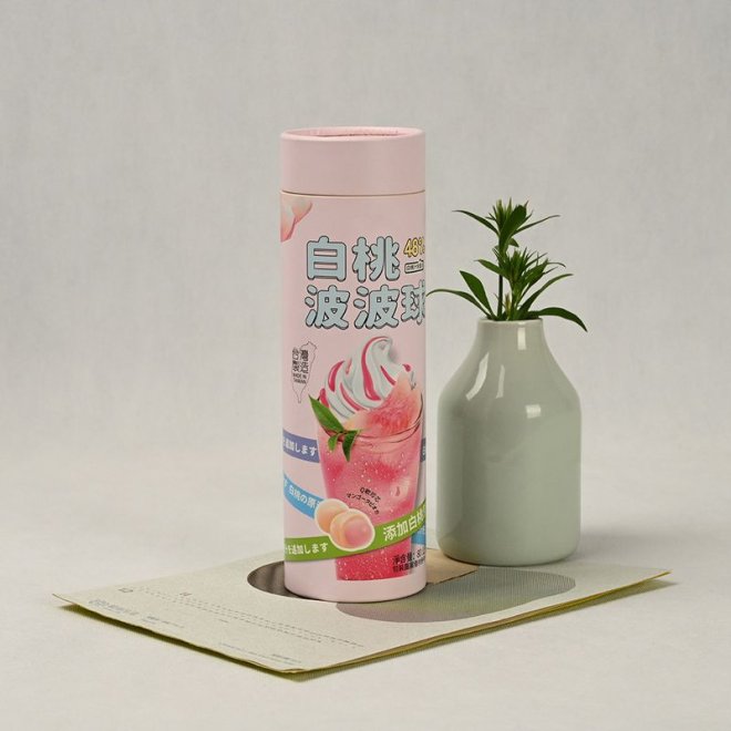 Rolled Edge Paper Tube for Sake Bottle