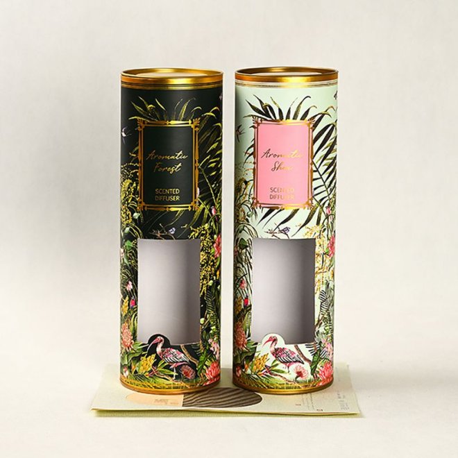 Paper Canister with Window for Wine Whisky