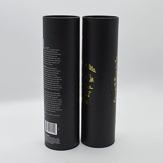 Custom Printing Art Paper Cans For Glass Bottle Packaging
