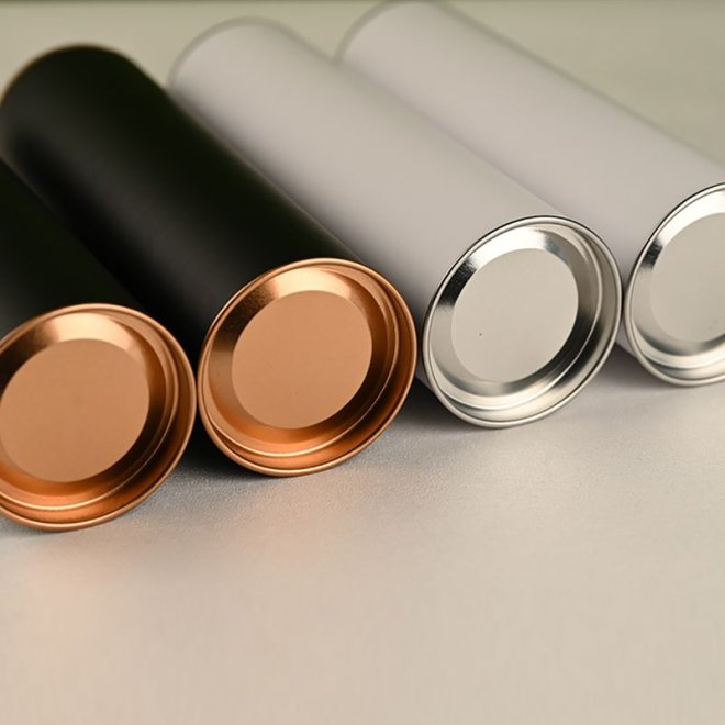 Custom Print Paper Canister for Wine Spirits Packaging