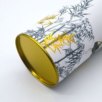 sustainable wine packaging tube with lid