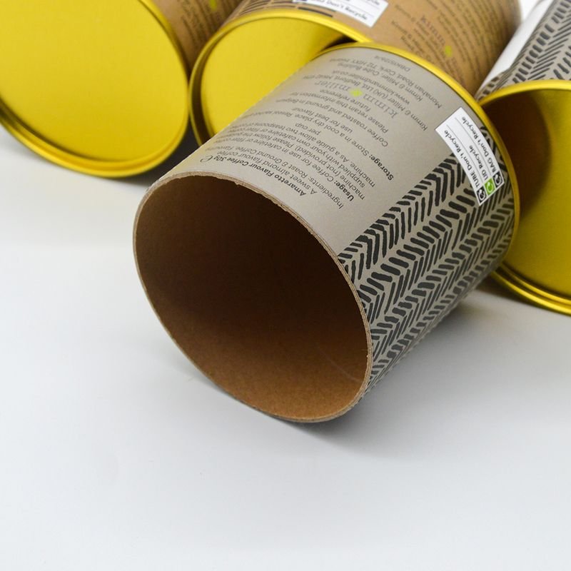 moisture-resistant paper can for coffee