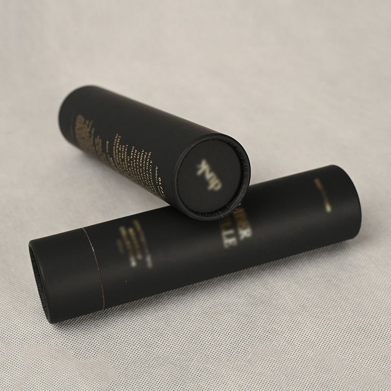 Custom printed cardboard push tube for cosmetics