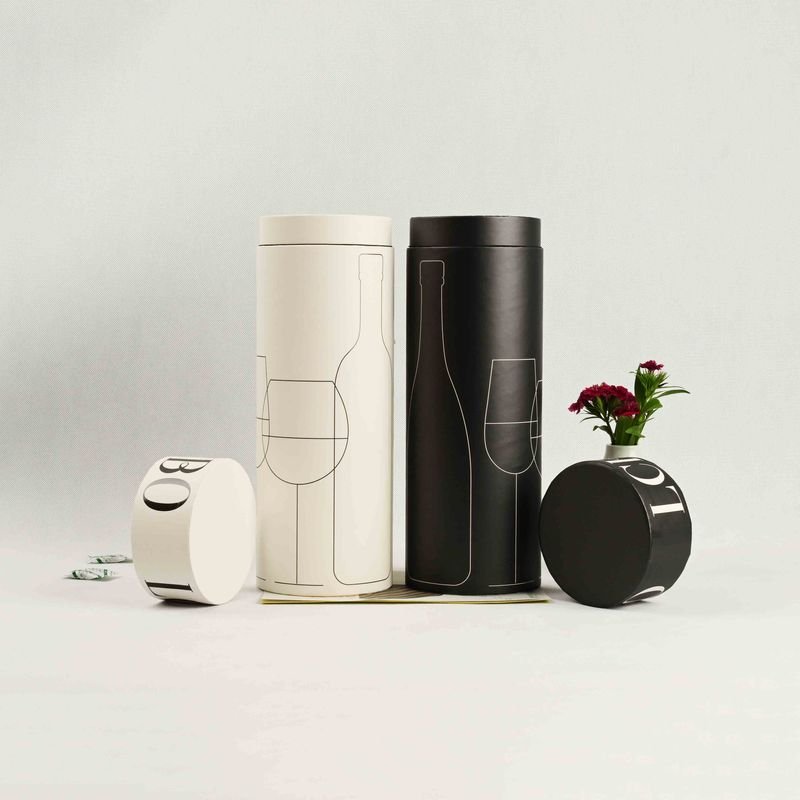 Custom fragrance tube with foil stamping