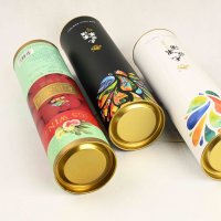 Elegant cylindrical paper packaging for liquor