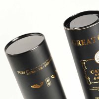 Airtight paper canister for wine bottle packaging