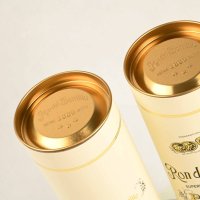 Custom eco-friendly liquor paper tube packaging