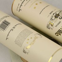 Eco-conscious tin lid tube for wine bottle packaging
