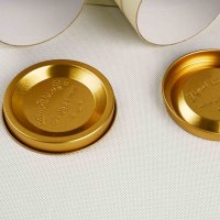 Custom printed tin lid paper container for liquor gifts