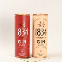 Natural look cardboard canister for eco-friendly liquor brand packaging