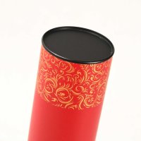 Durable plastic lid paper canister designed for wine and whisky bottles