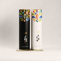 Biodegradable paper tube for whiskey bottles