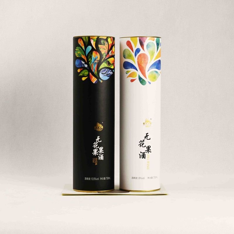 Biodegradable paper tube for whiskey bottles