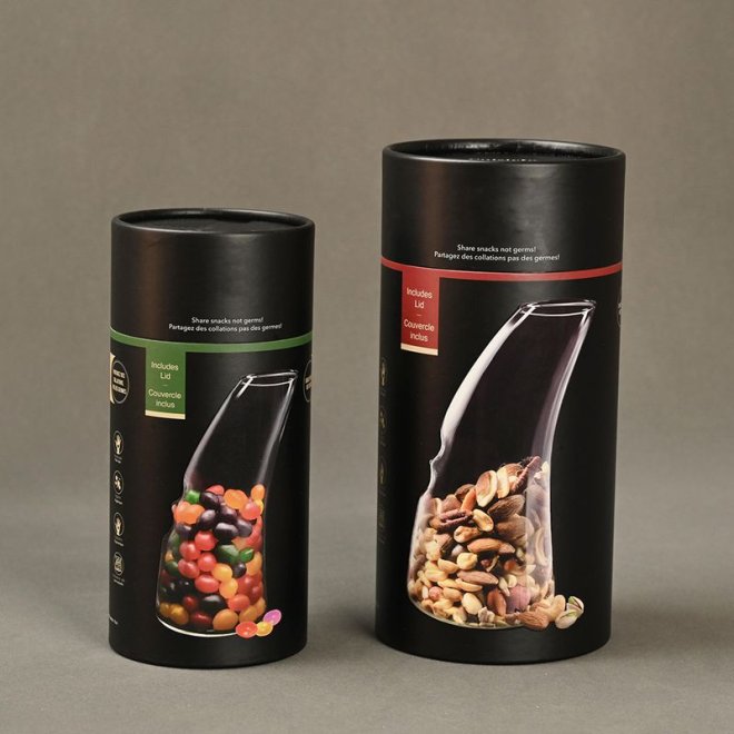 Cardboard Powder Shaker Tube Container with Sifter