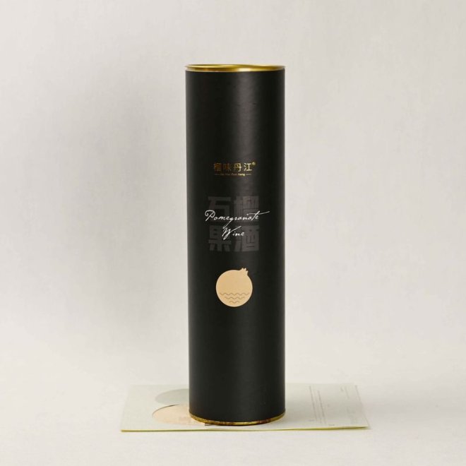 Cardboard Cylinder Canister for Wine Spirits