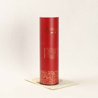 Plastic lid paper canister for spirits and wine packaging