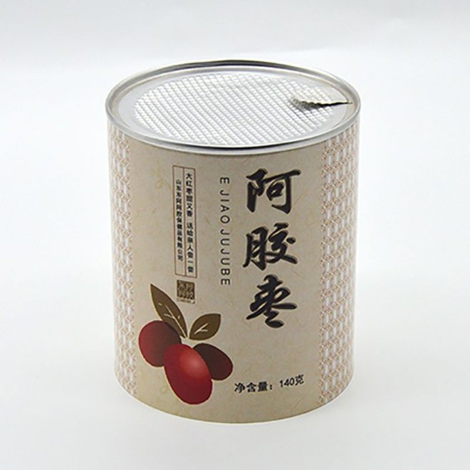 Airtight Round Paper Container with EOE Lid