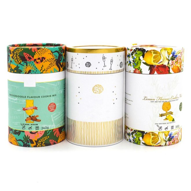 Cardboard Powder Shaker Tube Container with Sifter