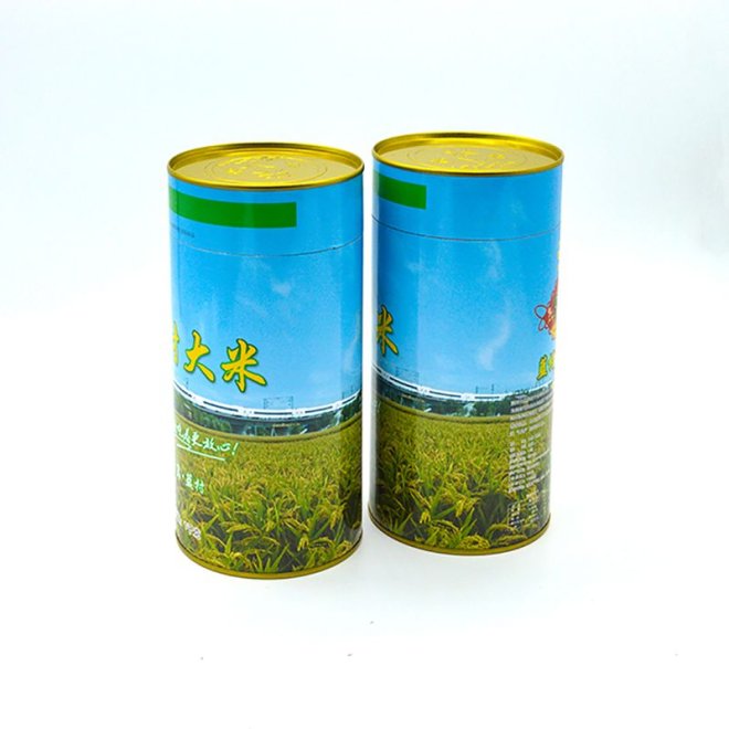 Cardboard Powder Shaker Tube Container with Sifter