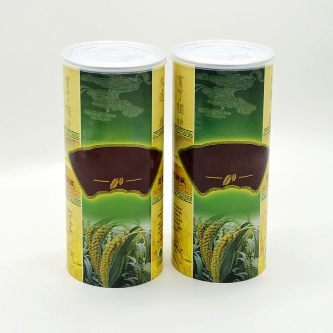 Airtight Paper Tubes with POE Lid for Food