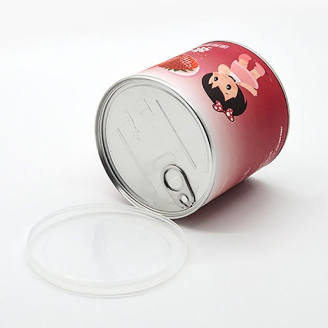 Airtight Paper Cans with POE/EOE Lid