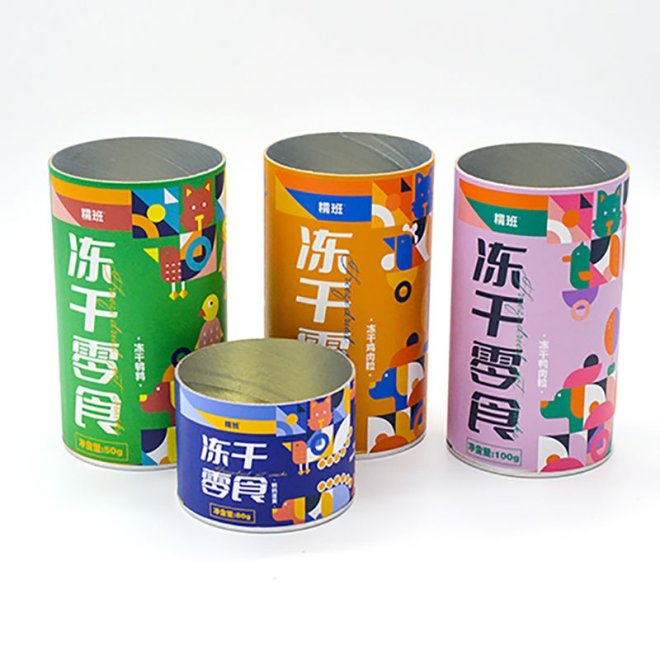 Food Grade Paper Canister with Aluminum Foil for Soy Bean