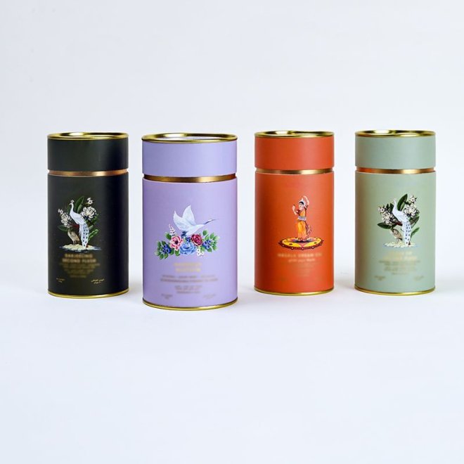 Food Grade Paper Canister for Tea