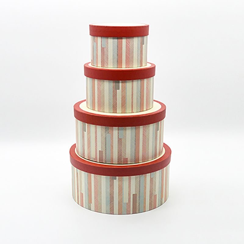 Round Gift Box For Flower Sweet Jewelry Cake