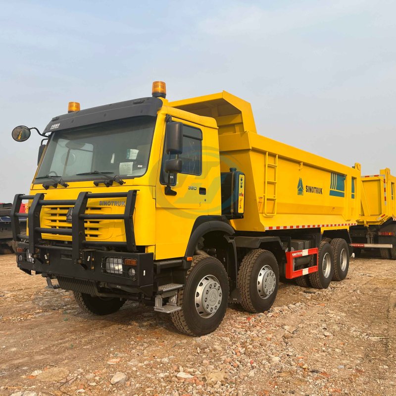 SINOTRUK HOWO USED SECOND-HAND ALL WHEEL 380HP DUMP TRUCK