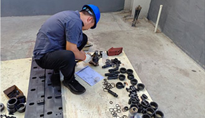 Sailuo Jiayu (Qingdao) Machinery Co., Ltd. new employee skills competition