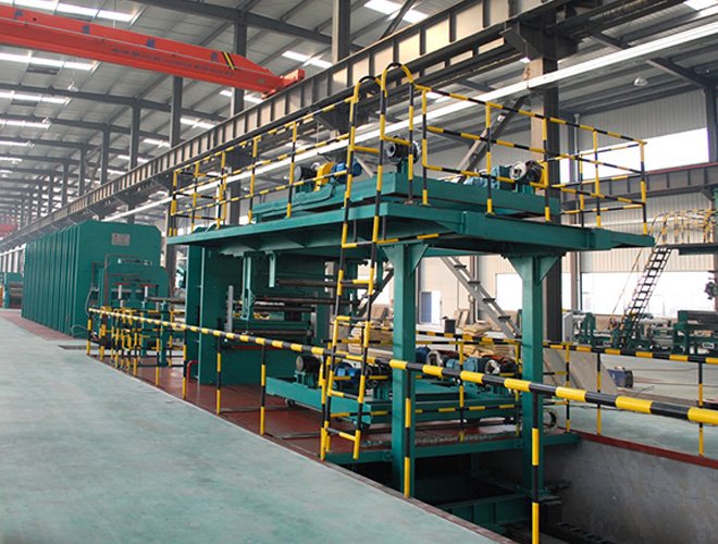 Wire rope conveyor belt vulcanizing machine