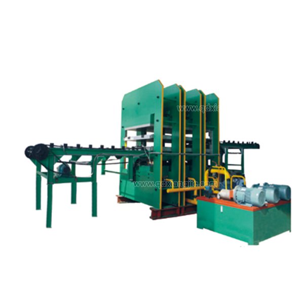 Hydraulicl Mechanical doublelayers automatic mould ejecting vulcanzing press