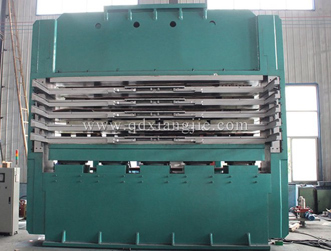 4000x750-1500T tread plate vulcanizing machine
