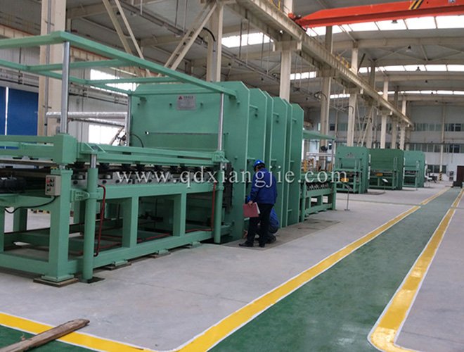 Frame type plate vulcanizer