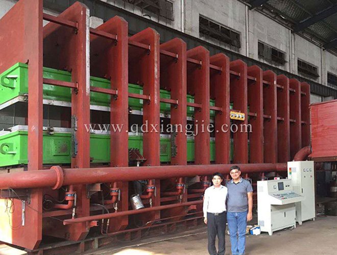 Frame type plate vulcanizer