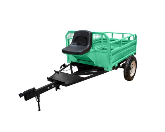 Remolque Agrícola Mingsin 7C-0.55 para Motocultores (Capacidad 550kg)