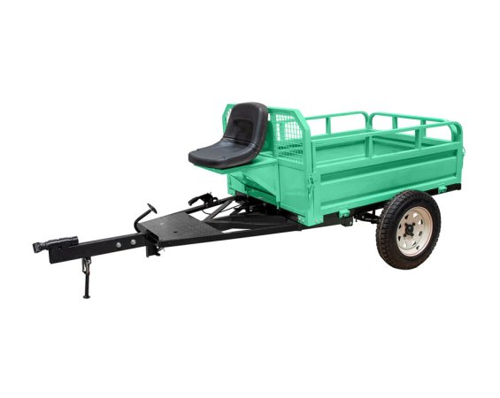 Remolque Agrícola Mingsin 7C-0.55 para Motocultores (Capacidad 550kg)