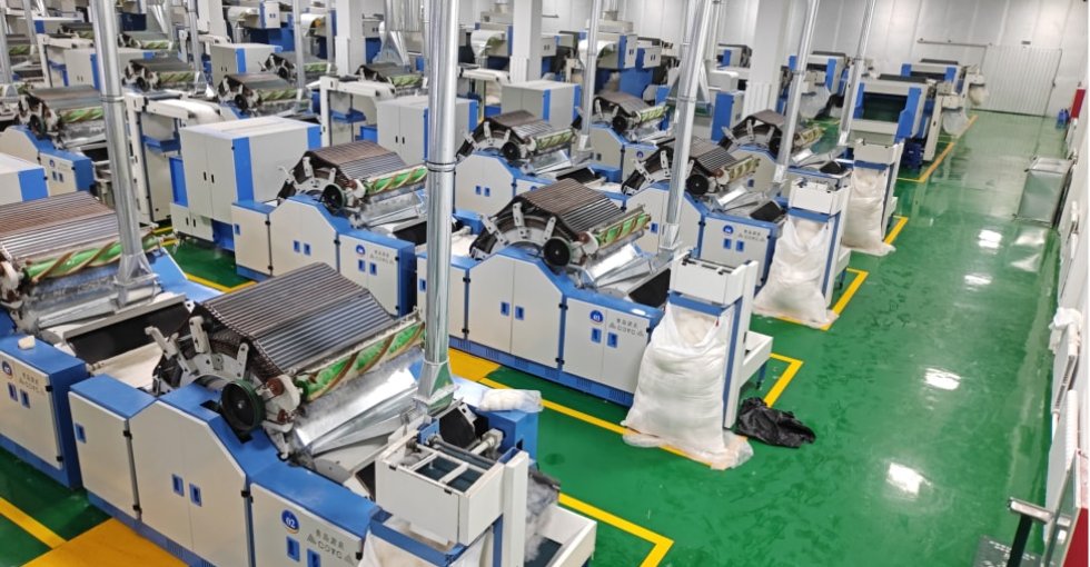 Máquina desgranadora de cachemira para cardar lana de oveja 01