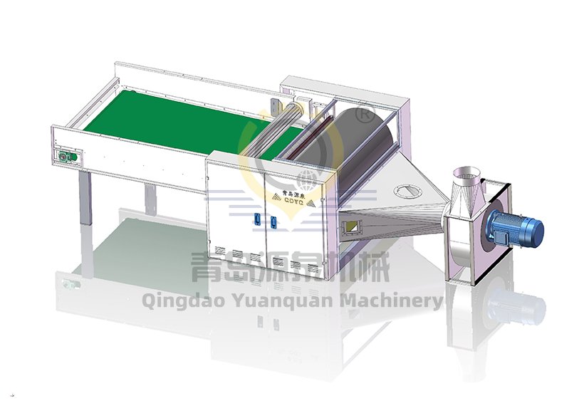Máquina de apertura de desechos de tela