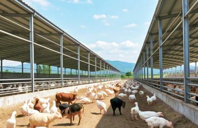 Steel structure poultry farm