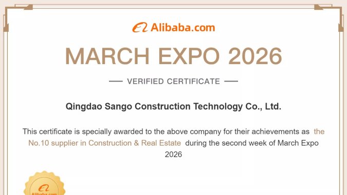 "No.10 Supplier in Construction & Real Estate" award