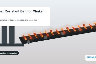 How to Choose Heat Resistant Conveyor Belt for Clinker Conveying