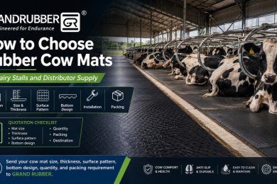 How to Choose Rubber Cow Mats for Dairy Stalls and Distributor Supply