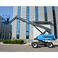 8m electric aerial wok telescopic boom lift