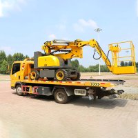 8m diesel aerial construction compact cherry picker