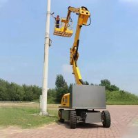 20m electric aerial work towable articulating manlift