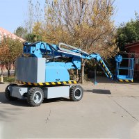 12m electric aerial work self propelled articulating boom lift