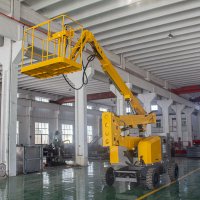 8m electric portable small articulating boom lift